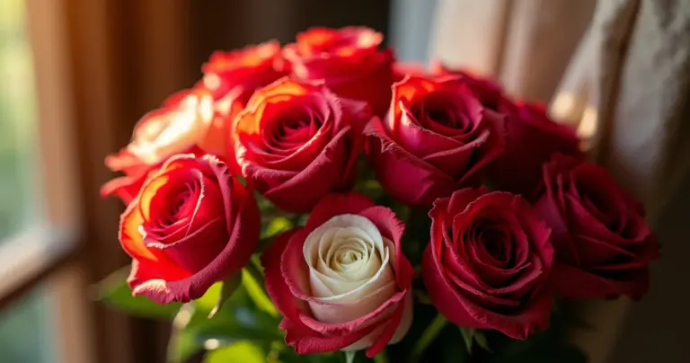 Buquê Rosas Vermelhas e Brancas: O Segredo Que Transforma