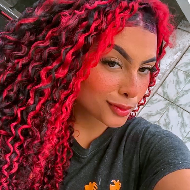 inspiração cabelo colorido fantasia para festas