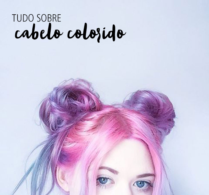cabelo colorido fantasia