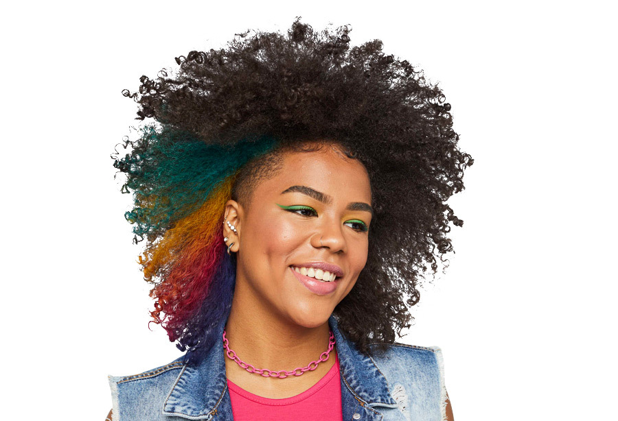 erros comuns ao pintar cabelo fantasia