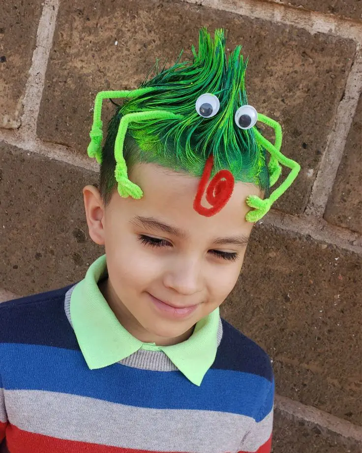 cabelo maluco fácil menino