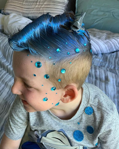 cabelo maluco esporte menino