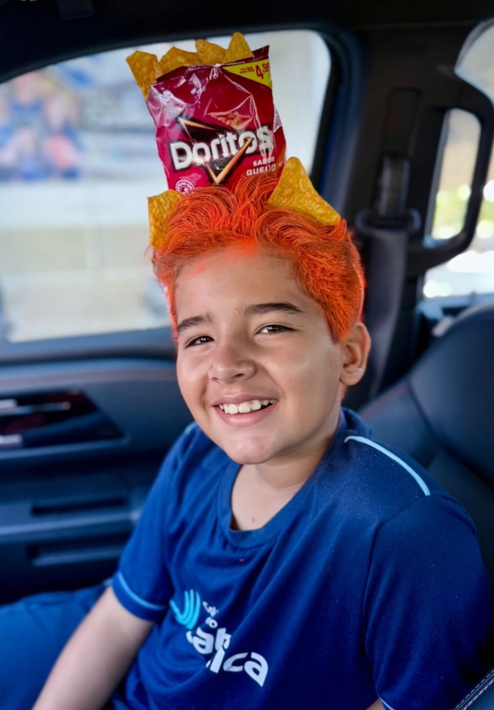 ideia cabelo maluco salgadinho