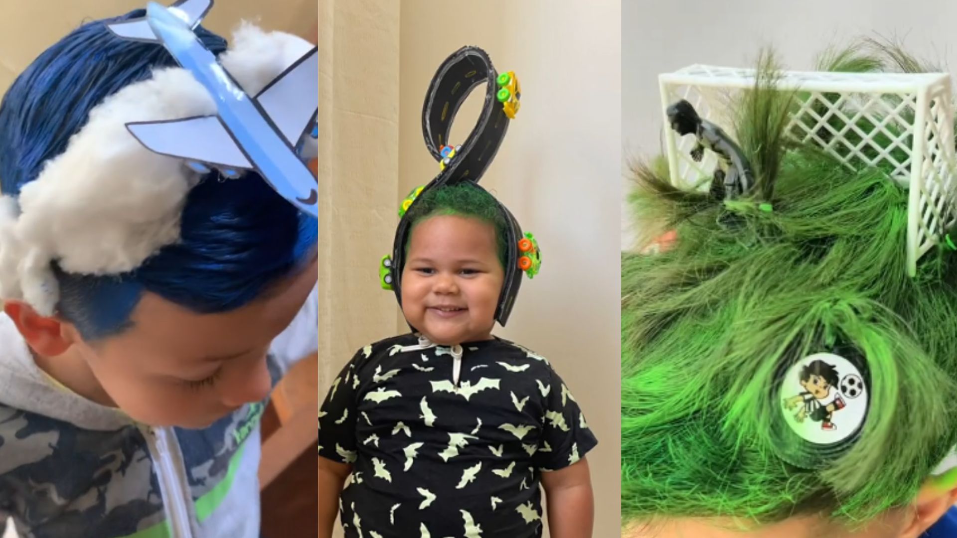 quanto custa fazer um cabelo maluco temático para menino