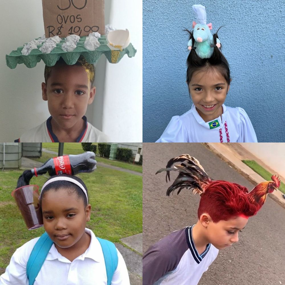 cabelo maluco menino