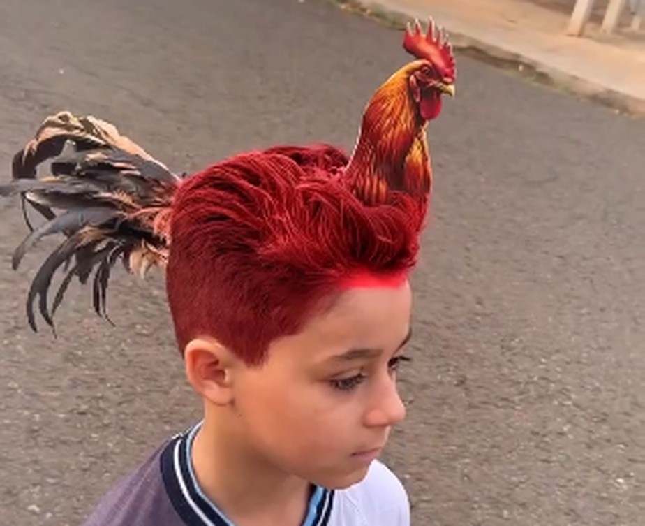 ideias de cabelo maluco para meninos super herois