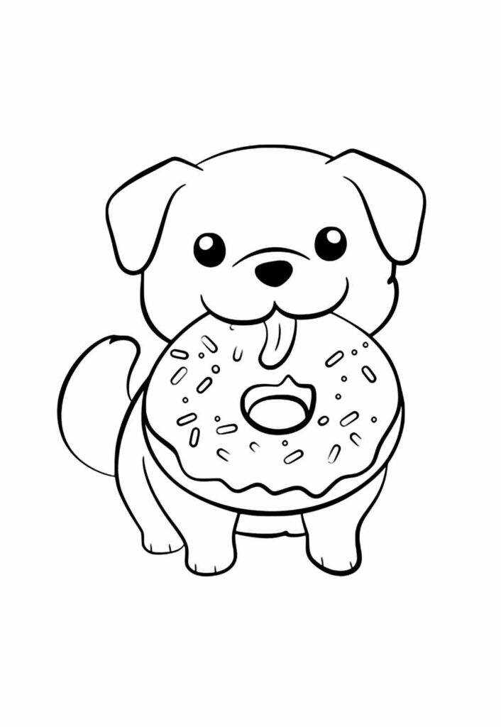 melhores cachorrinhos para imprimir e colorir