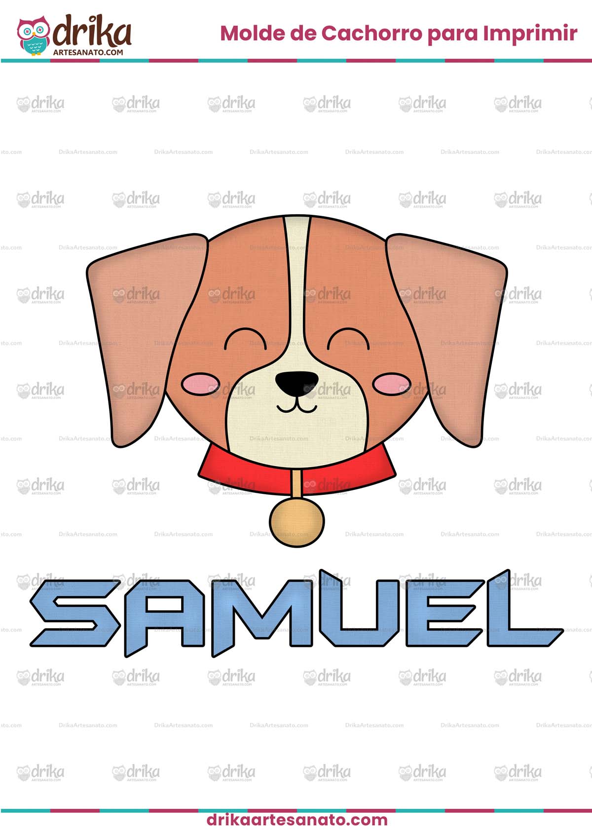 erros comuns ao imprimir desenhos de cachorrinhos