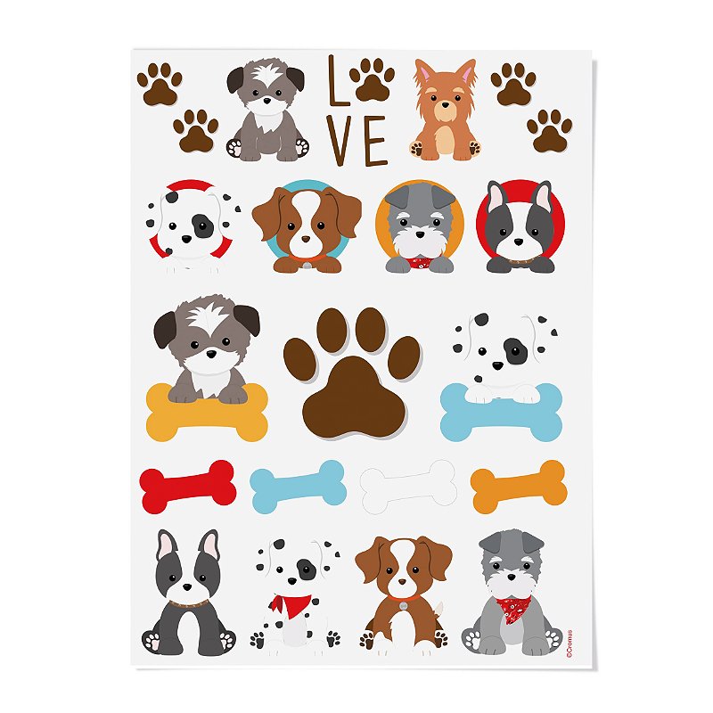 custo de impressão de desenhos de cachorrinhos