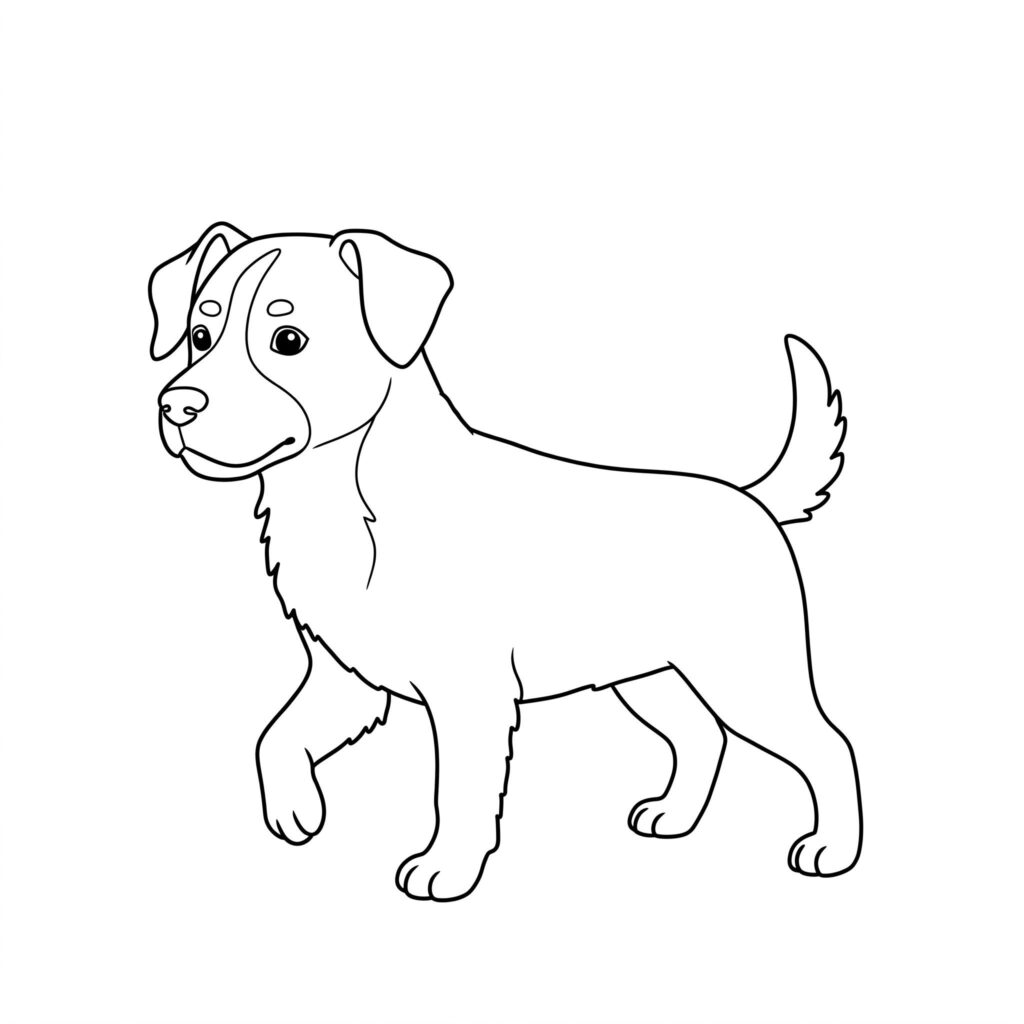 como desenhar um cachorro estilo cartoon