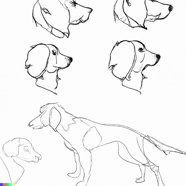 desenho de cachorro passo a passo