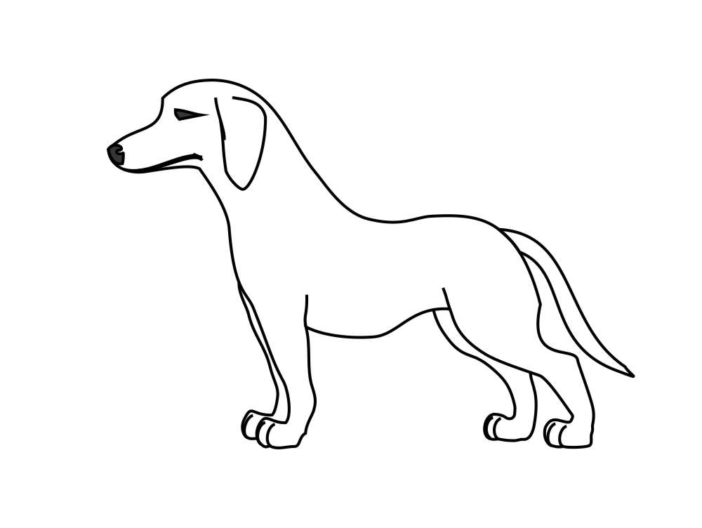 desenho de cachorro para crianças
