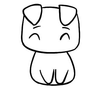 desenho de cachorro cartoon