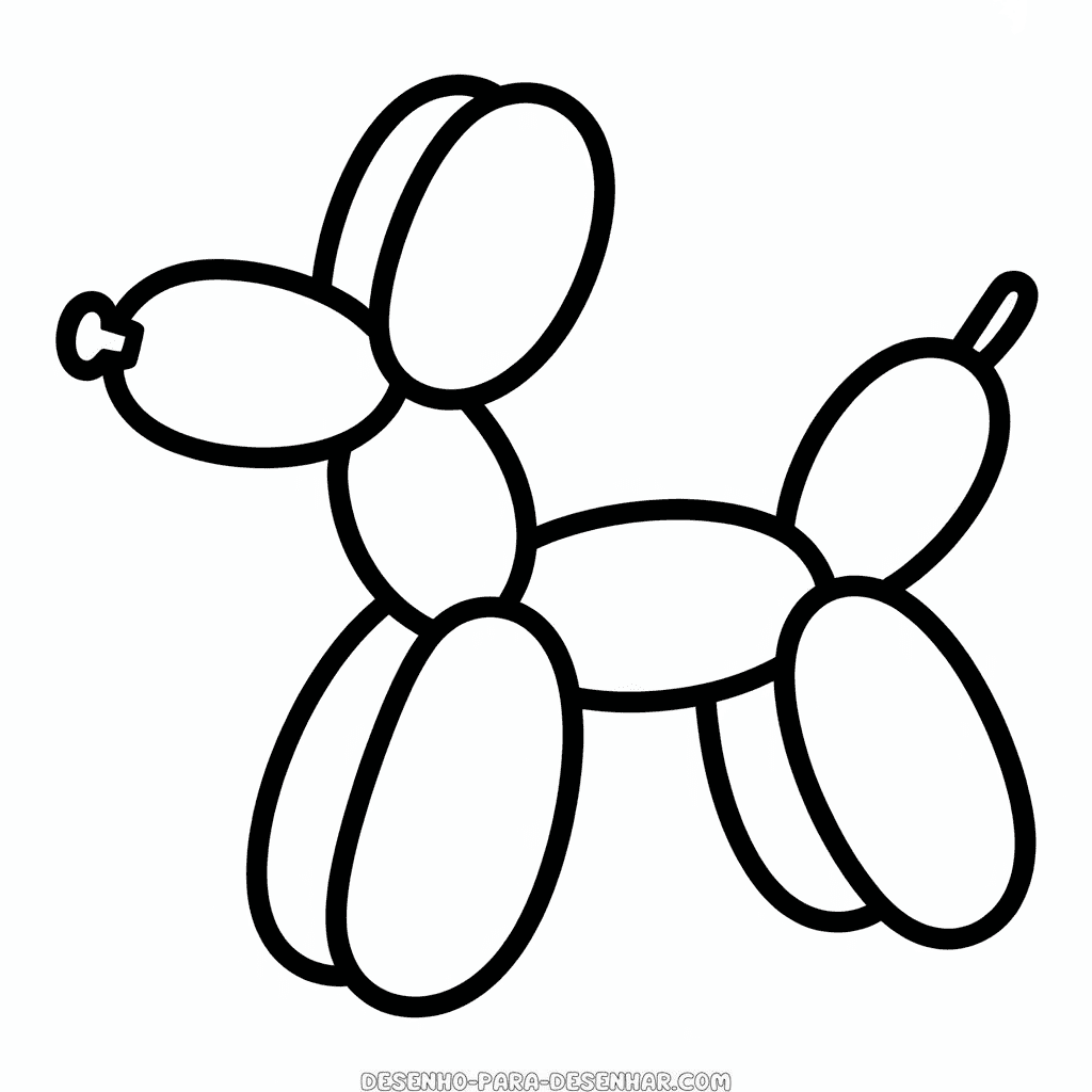 desenhar cachorro sentado
