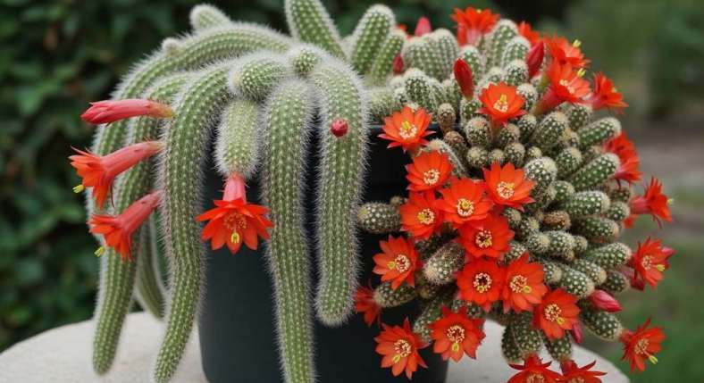 cacto monstro azul vs cacto rabo de macaco