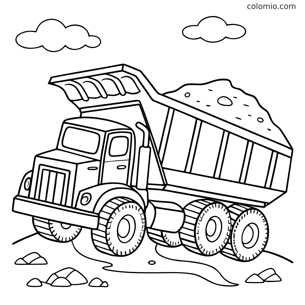 erros comuns ao imprimir desenhos de caminhão caçamba