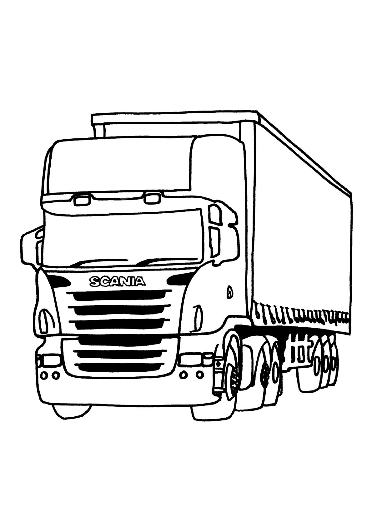 desenhos de caminhão para crianças