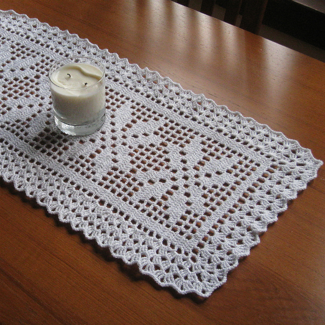 quanto custa um caminho de mesa de crochê feito à mão