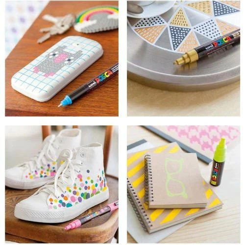 ideias criativas com caneta posca