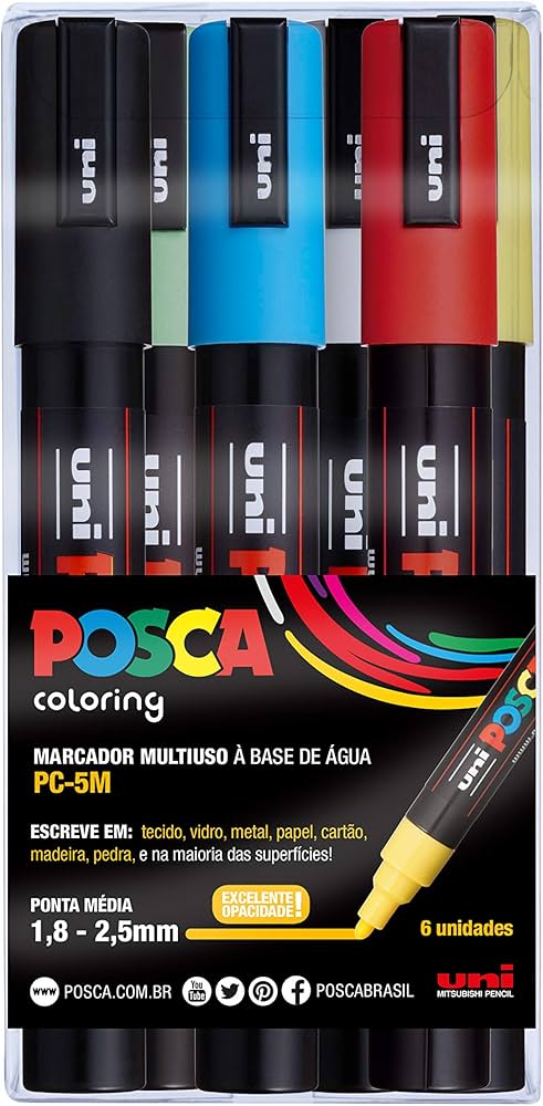 preço kit caneta posca