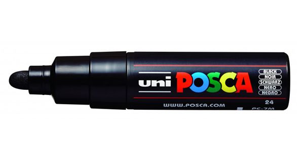 ideias criativas com caneta posca