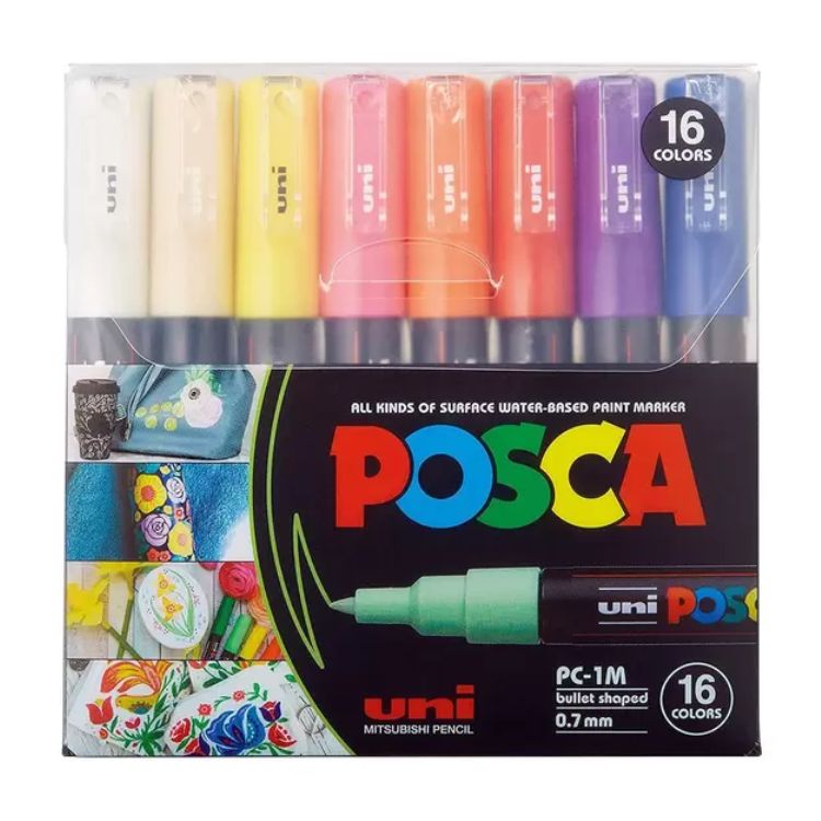 caneta posca vs marcador permanente