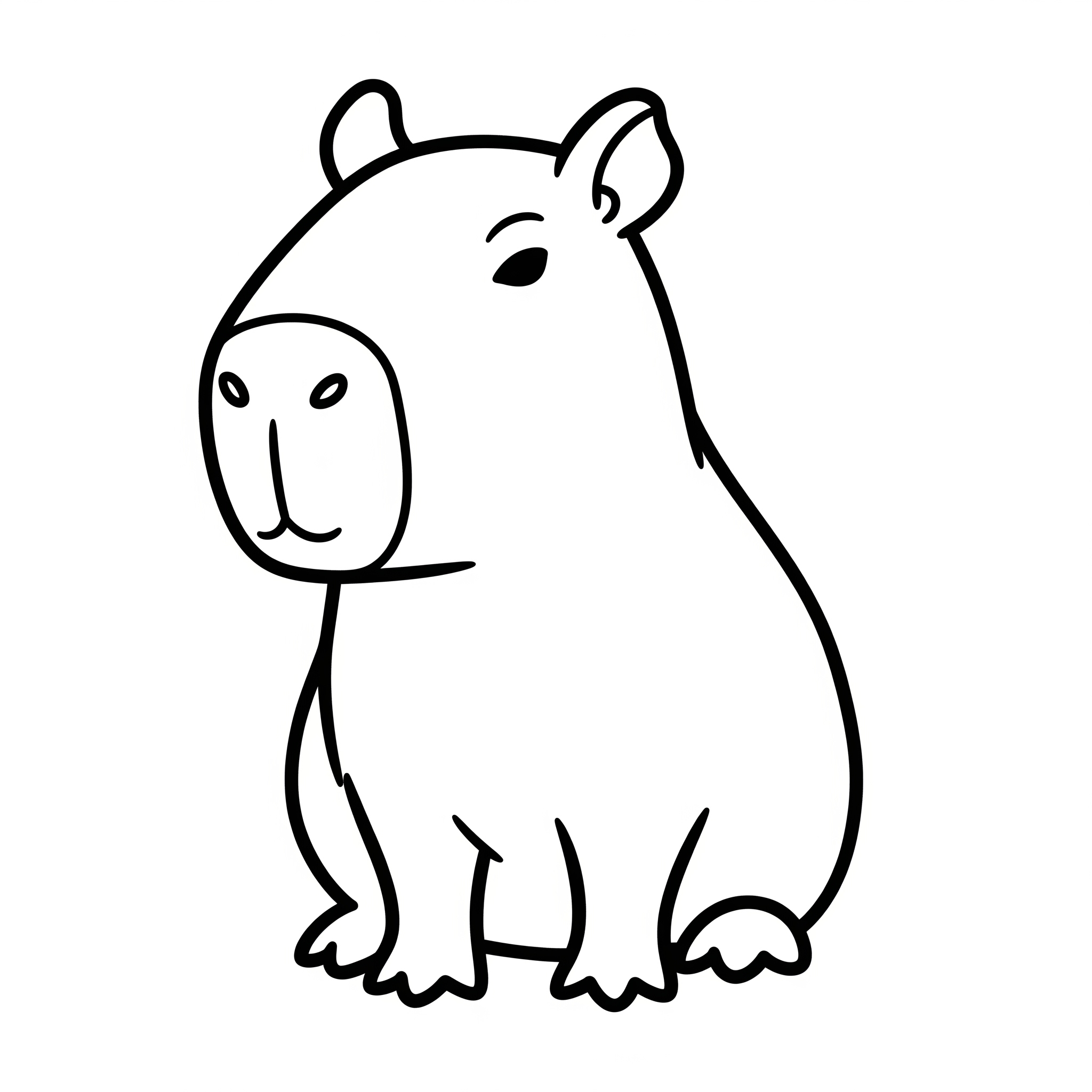 erros comuns ao colorir desenhos de capivara