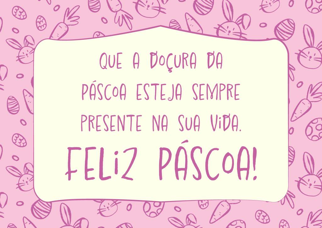 cartão de feliz páscoa para imprimir com mensagem