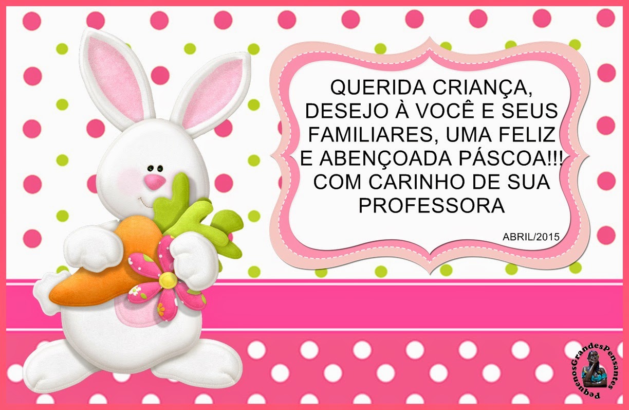 cartão de páscoa para imprimir em branco
