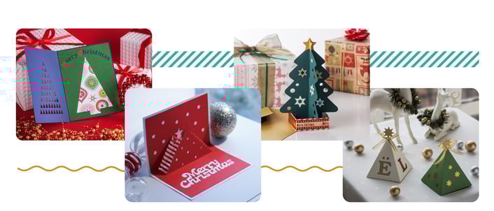 como usar inteligência artificial para criar cartão de natal