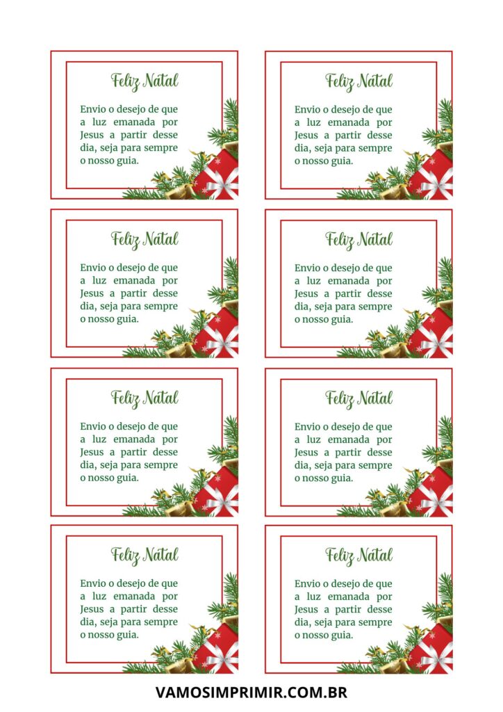 ideias de cartao de natal para imprimir criativo