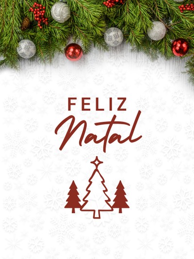 cartão de natal para imprimir