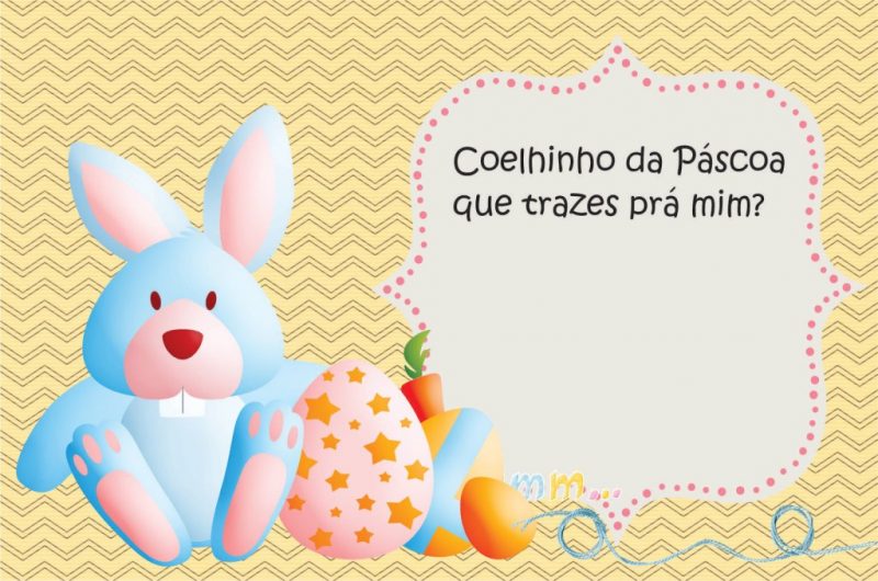 cartão de páscoa animado para editar