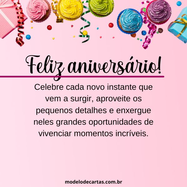 cartinha de aniversário inspiradora para avó