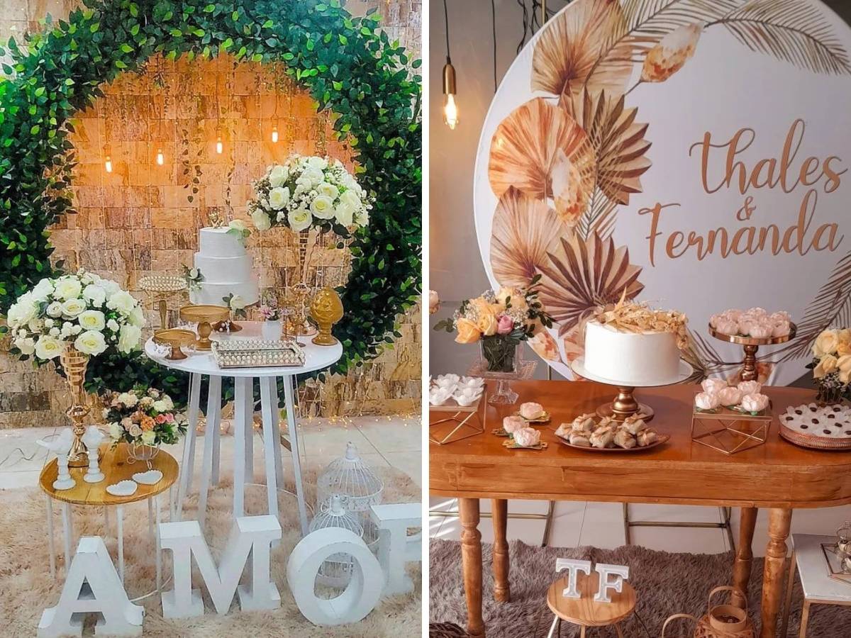 ideias de decoração de casamento rústico simples