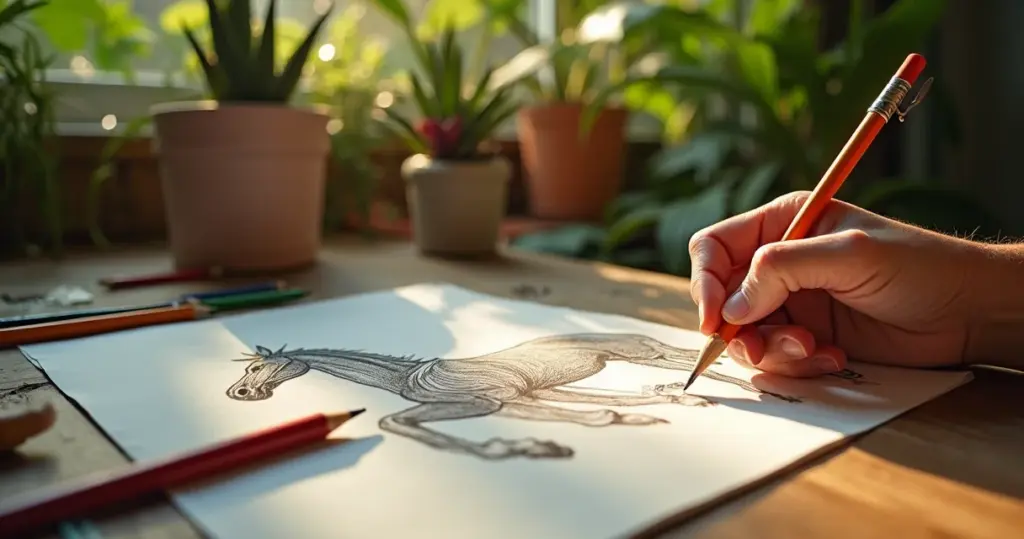 13 Dicas de Cavalo Desenho: Corrija o Erro Que Deixa Seu Traço Sem Vida