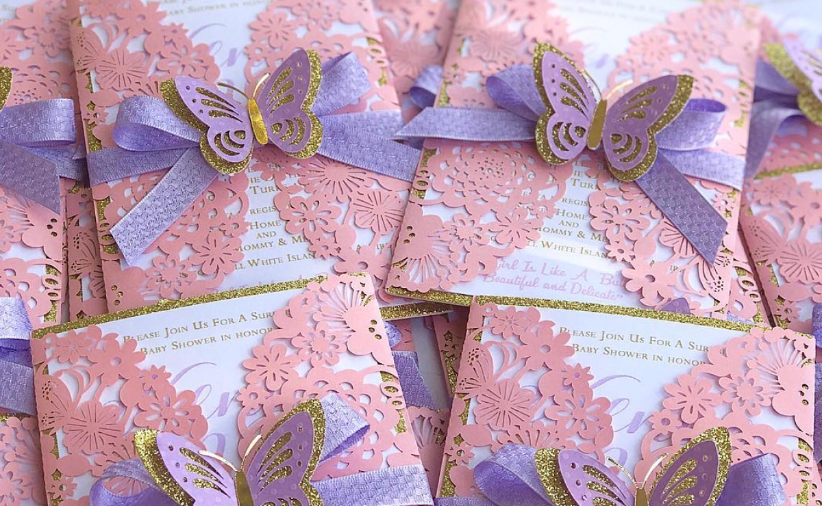 ideias criativas de convite para chá de bebê