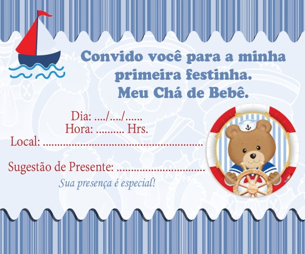 quanto custa um convite de chá de bebê personalizado