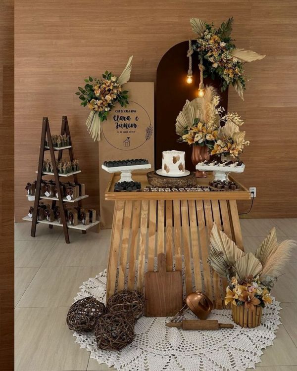 convite chá de casa