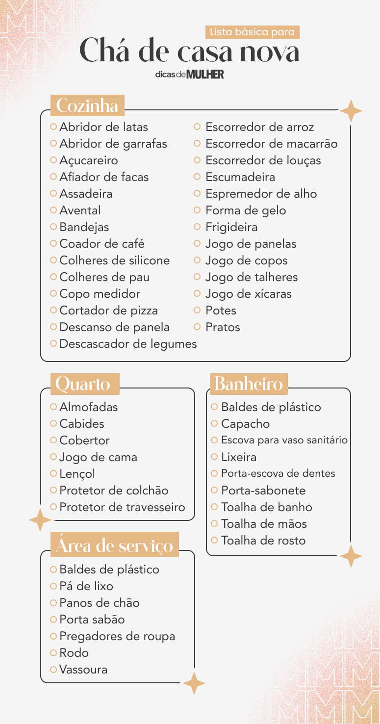 receitas chá de casa