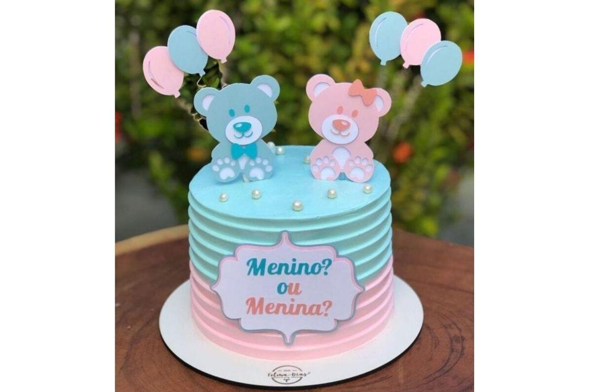 chá revelação simples