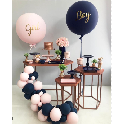 chá revelação simples vs chá de bebê tradicional