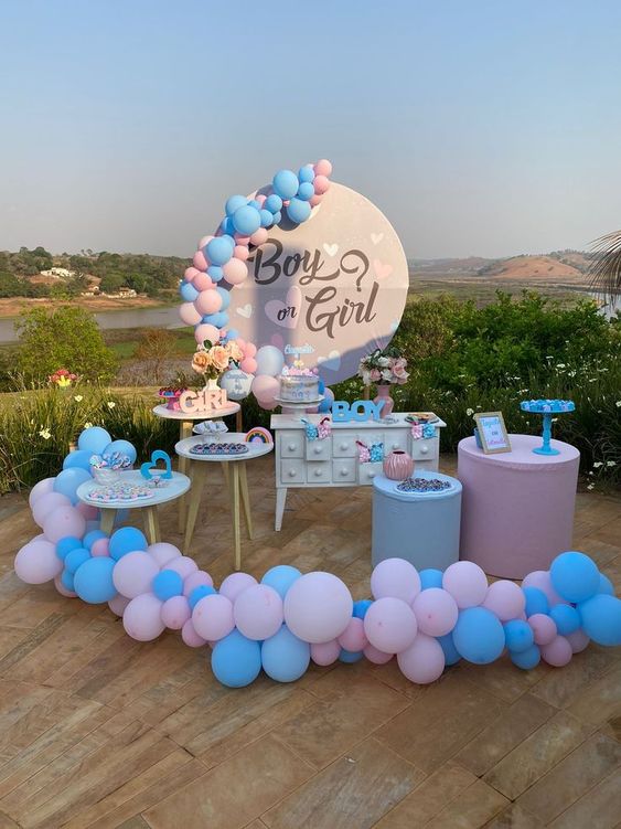 chá revelação simples