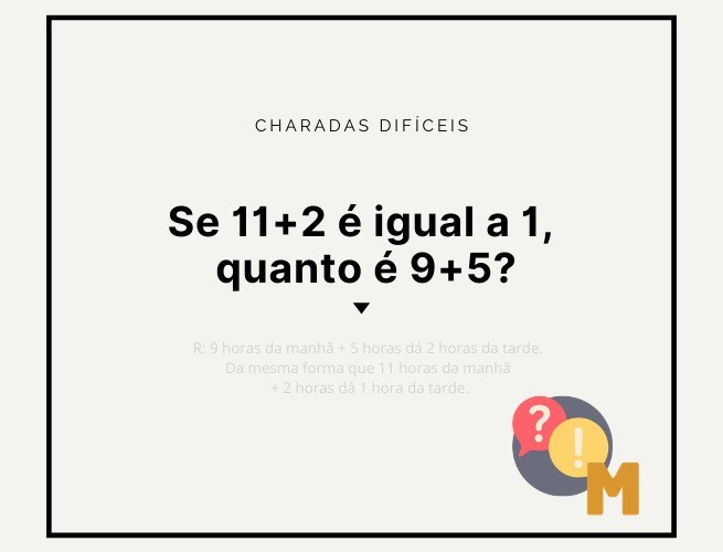 erros comuns ao criar charadas