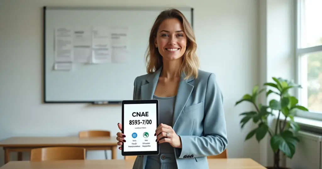 CNAE 8593-7/00 para aulas de inglês: Formalize sem dor de cabeça e pague só 6%