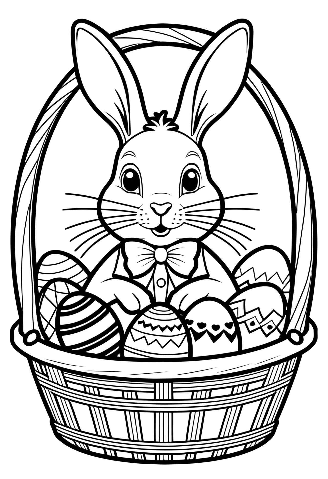 desenhos de coelho gigante de flandres para colorir