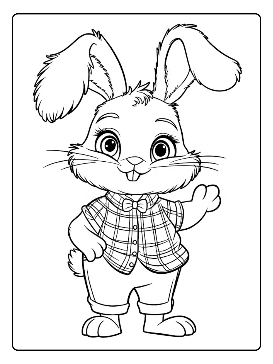 coelhinho para colorir