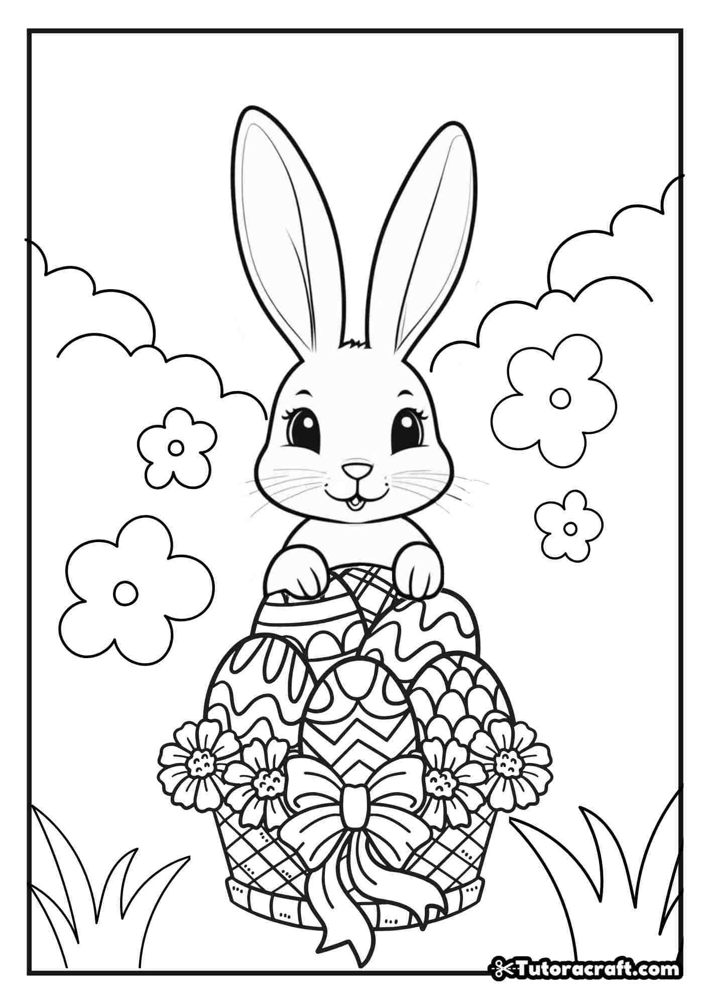 desenhos de coelho fofo