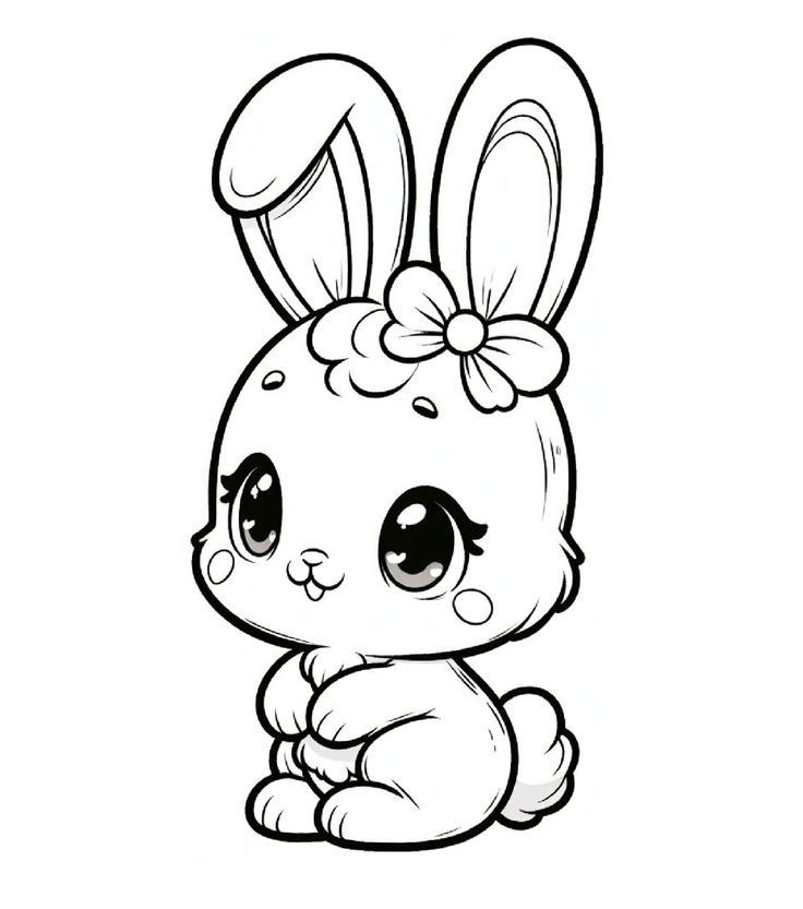 desenhos de coelho gigante de flandres para colorir