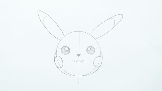 desenho pikachu estilo anime realista
